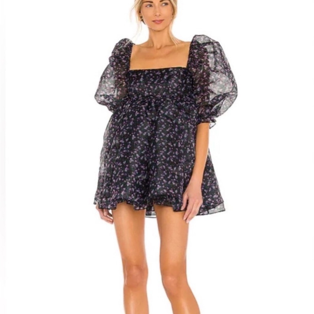 SELKIE Puff Dress Babydoll in 80s Ditz Mini Dress